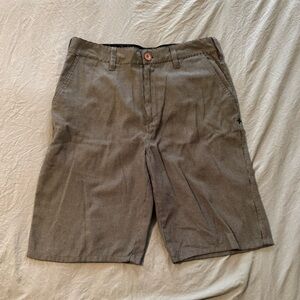 Hurley Men’s Walk Shorts Cotton/Polyester Black And Gray Size 29